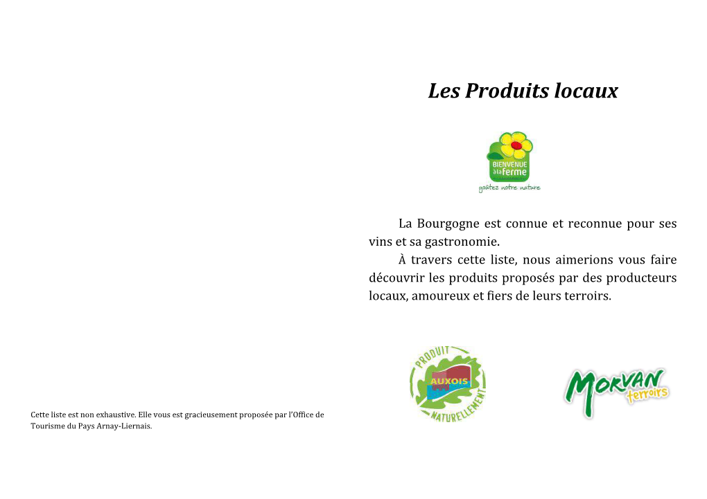 Les Produits Locaux