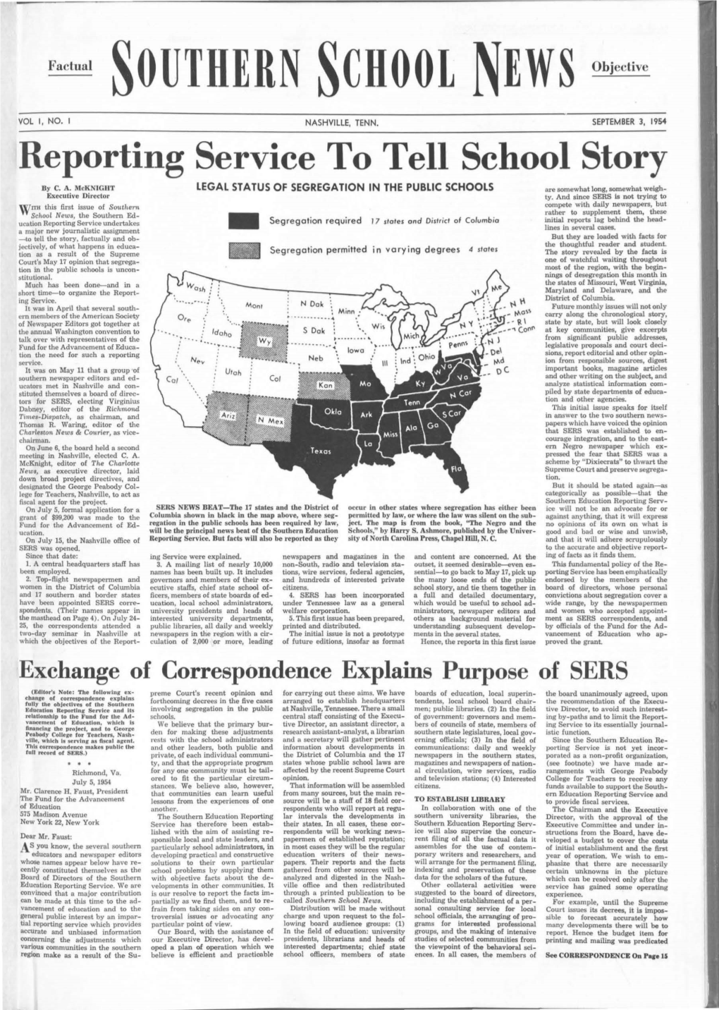 Reporting Service to Tell School Story