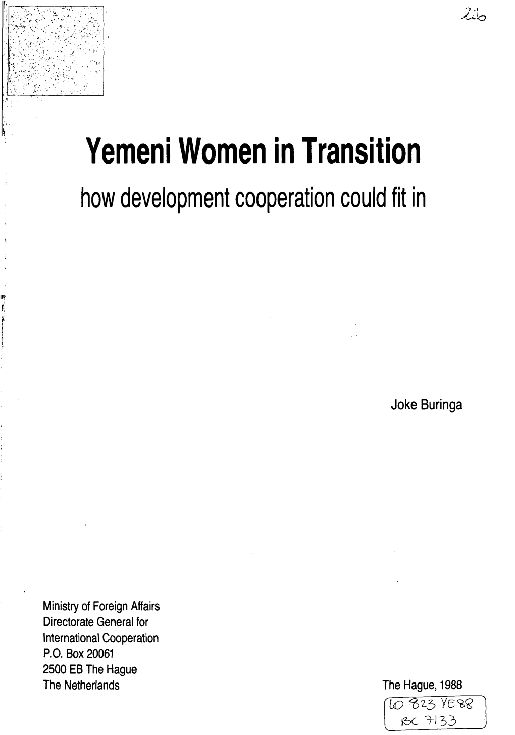 Yemeni Women in Transition How Development Cooperation Could Fit In