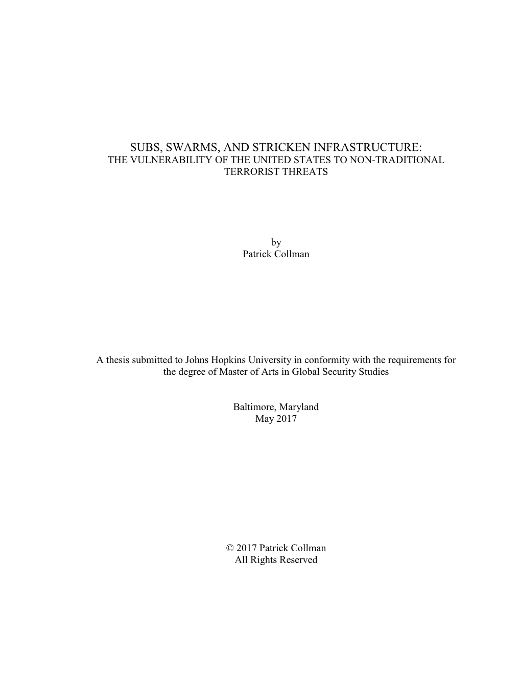 Master's Thesis