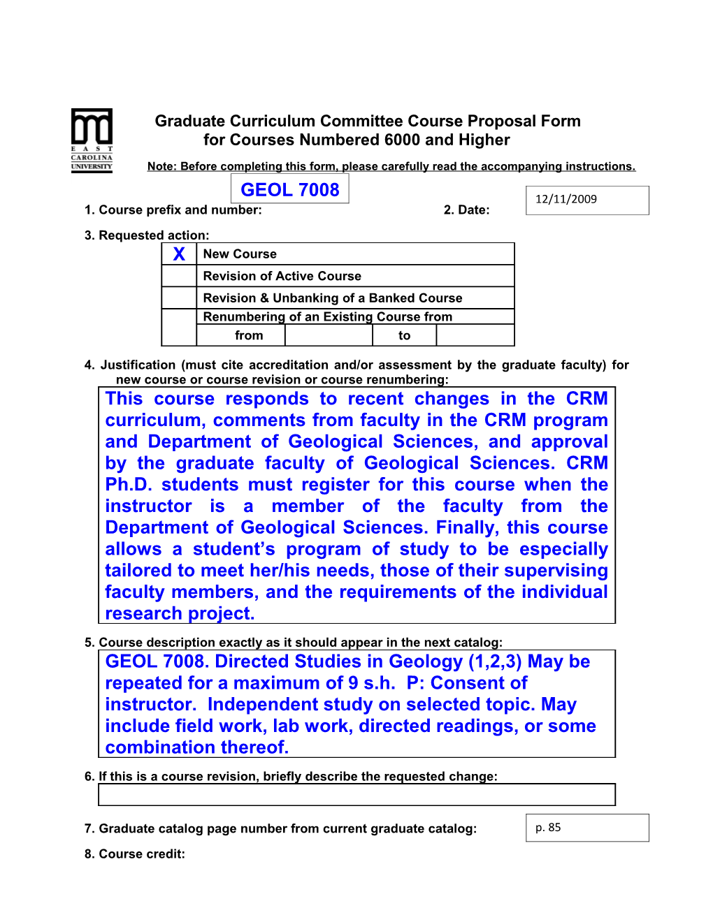 Overview of Graduate Curriculum Development s3