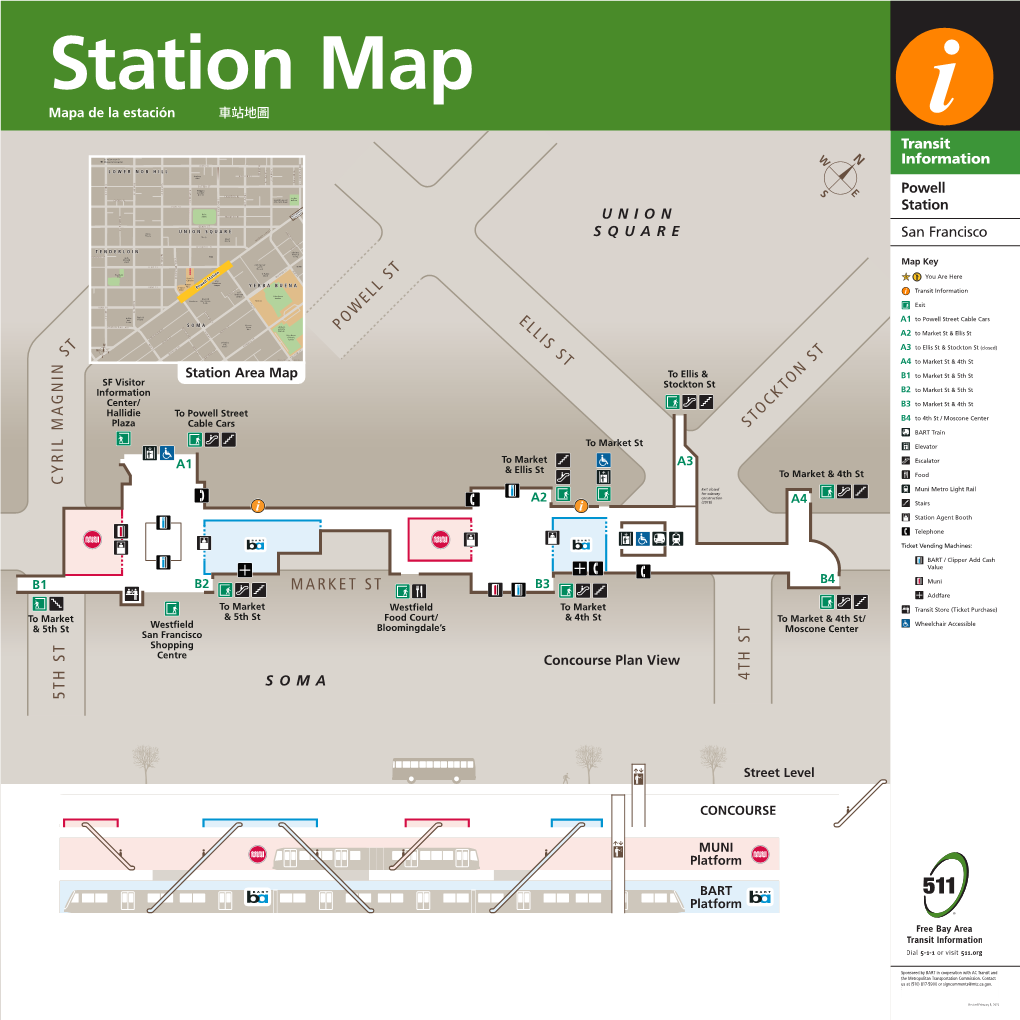 Powell-Street-Station-Map.Pdf