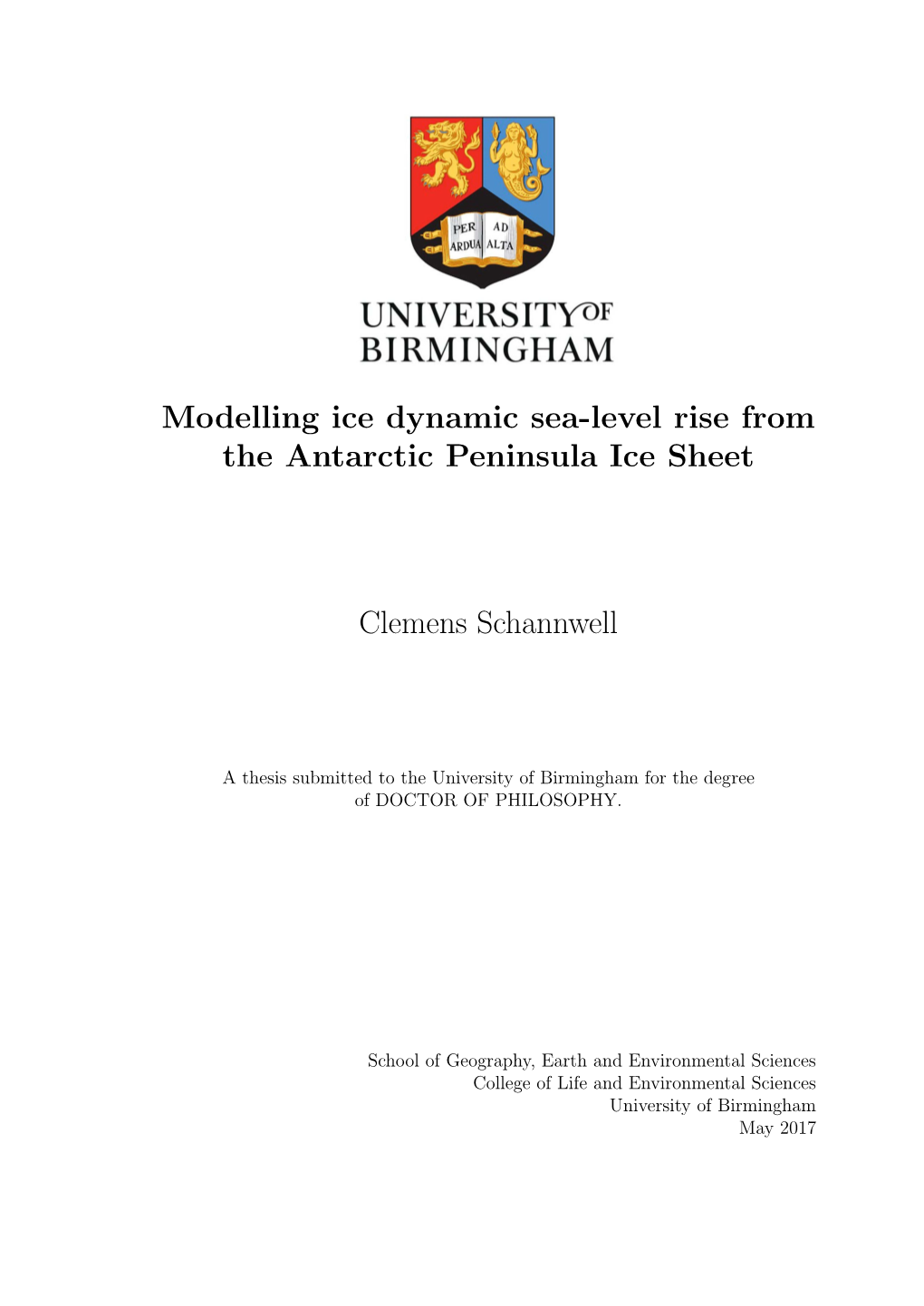 Modelling Ice Dynamic Sea-Level Rise from the Antarctic Peninsula Ice Sheet