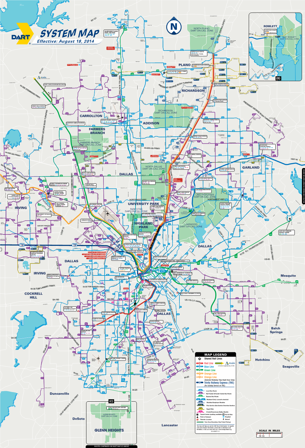 System Map 551 829 HOPKINS R DFW AIRPORT STATION @ 500 LEWISVILLE 987