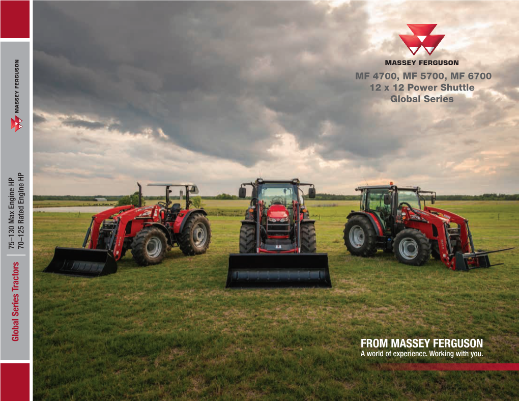 FROM MASSEY FERGUSON a World of Experience