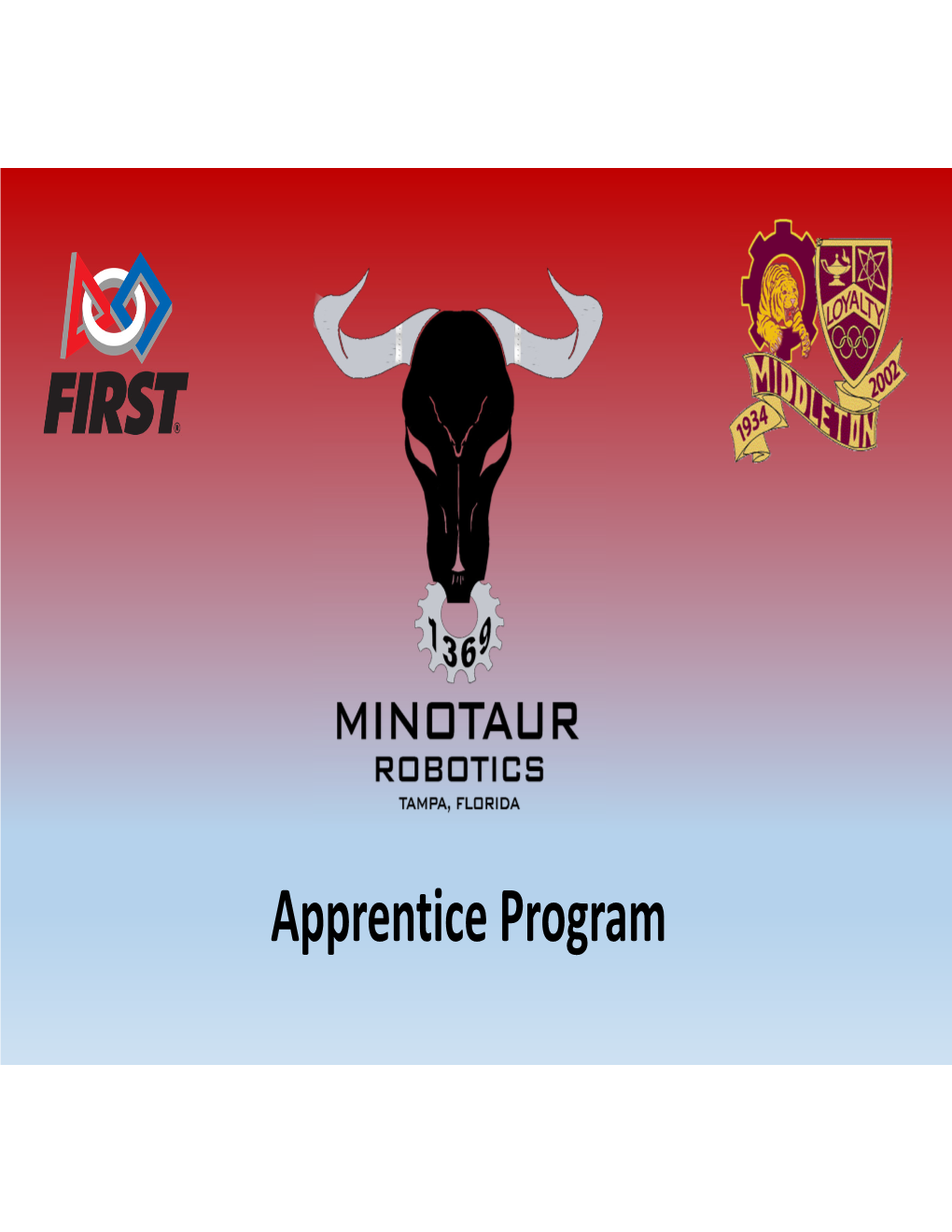 Apprentice Program Welcome