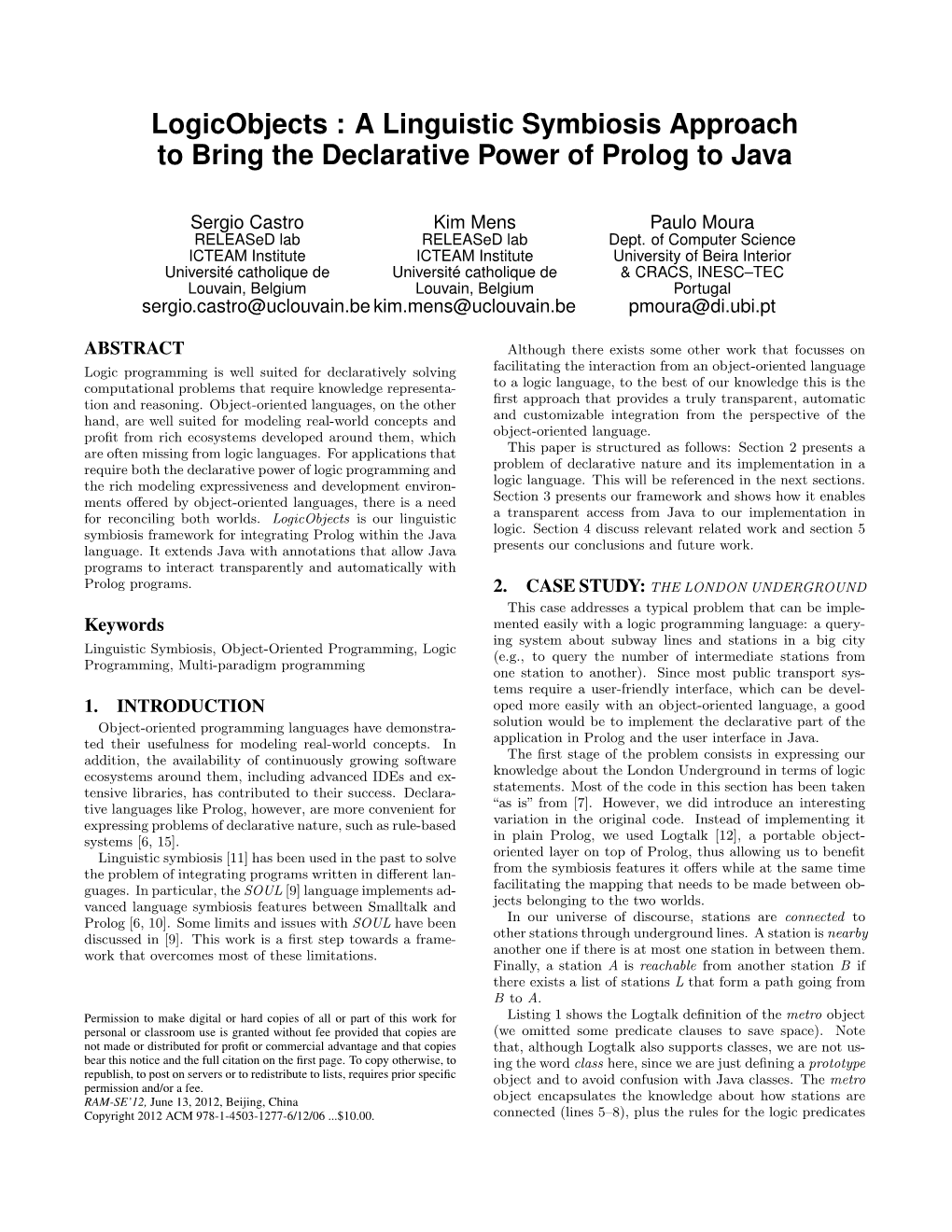 A Linguistic Symbiosis Approach to Bring the Declarative Power of Prolog to Java