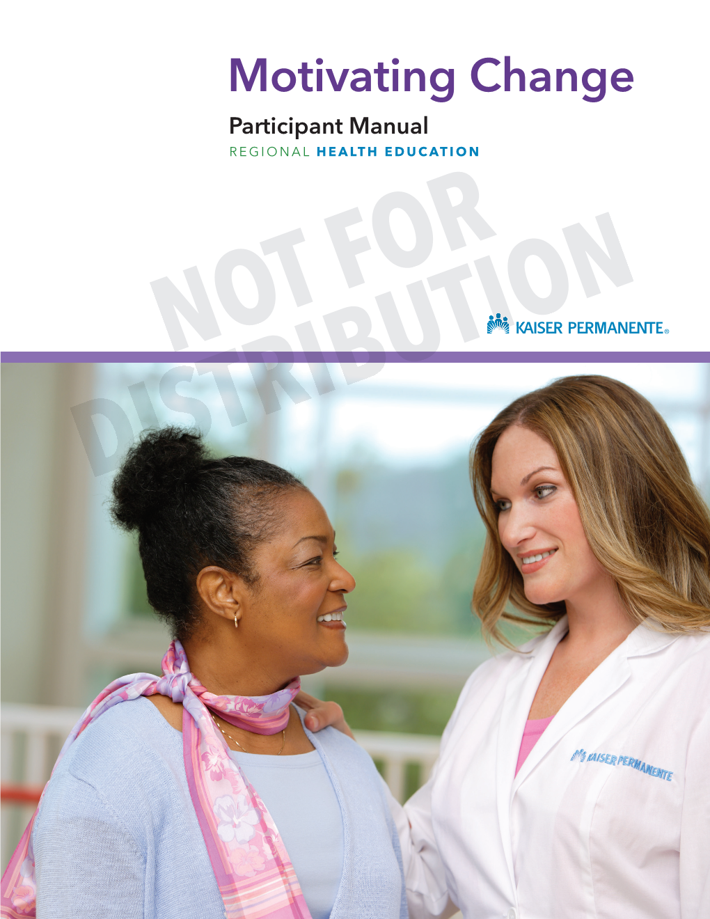 Motivating Change Participant Manual