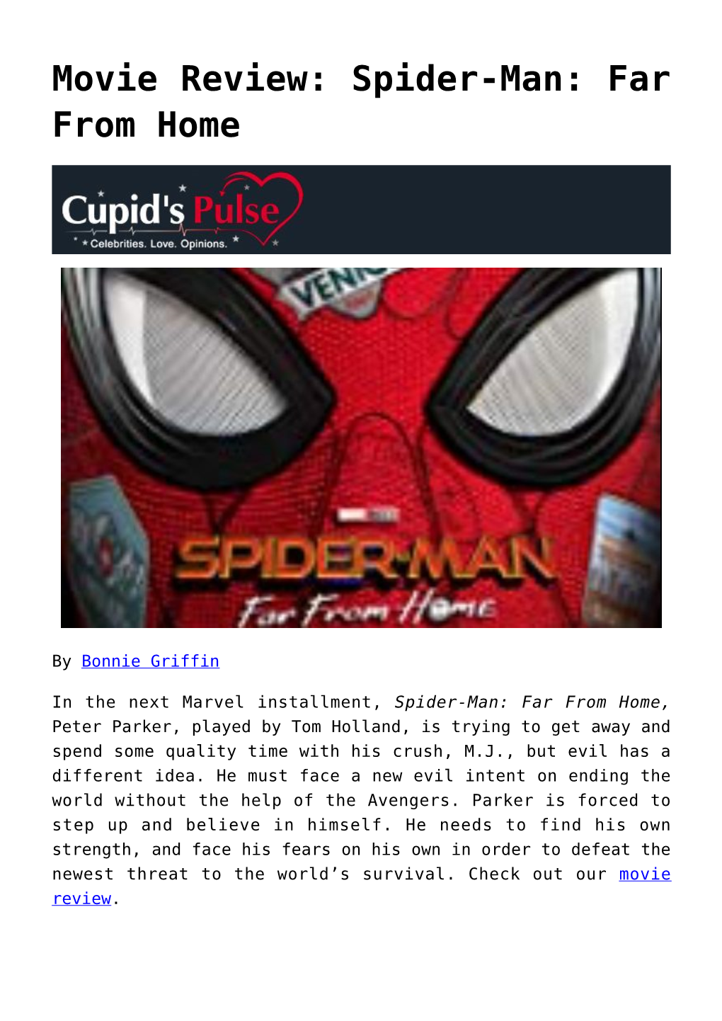 Movie Review: Spider-Man: Far from Home