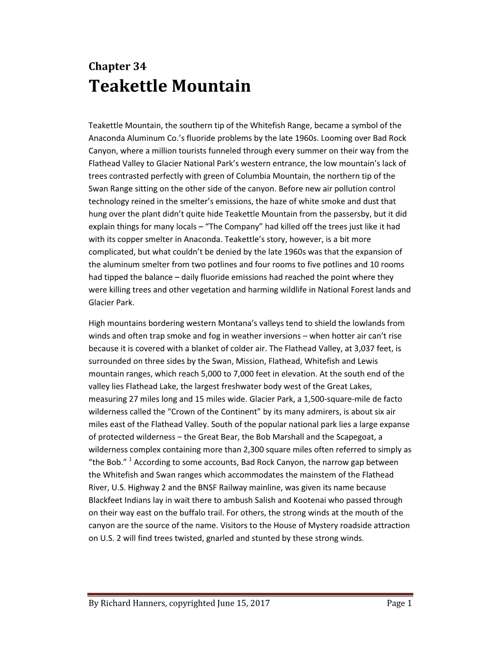 Teakettle Mountain