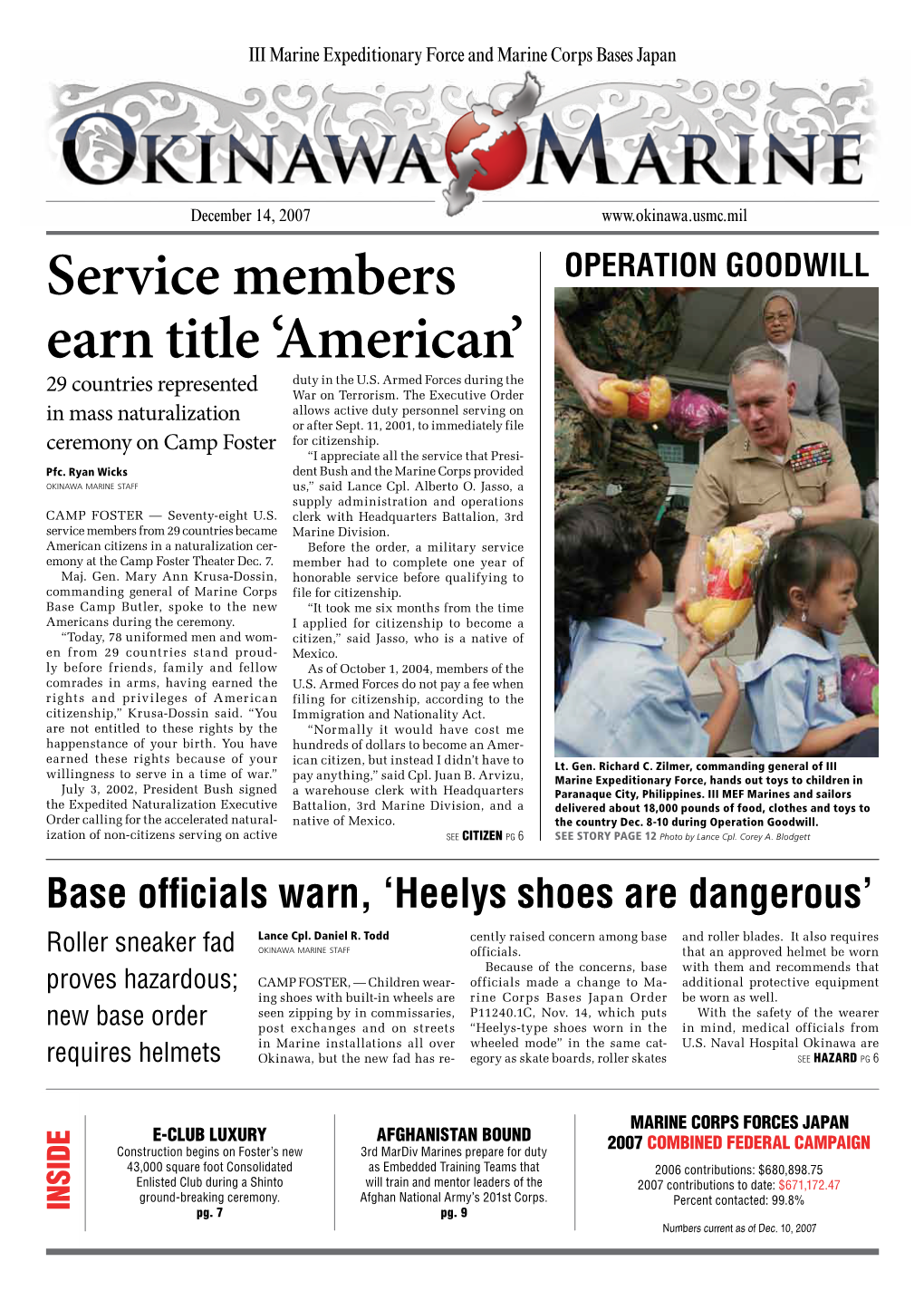 Service Members Earn Title 'American'