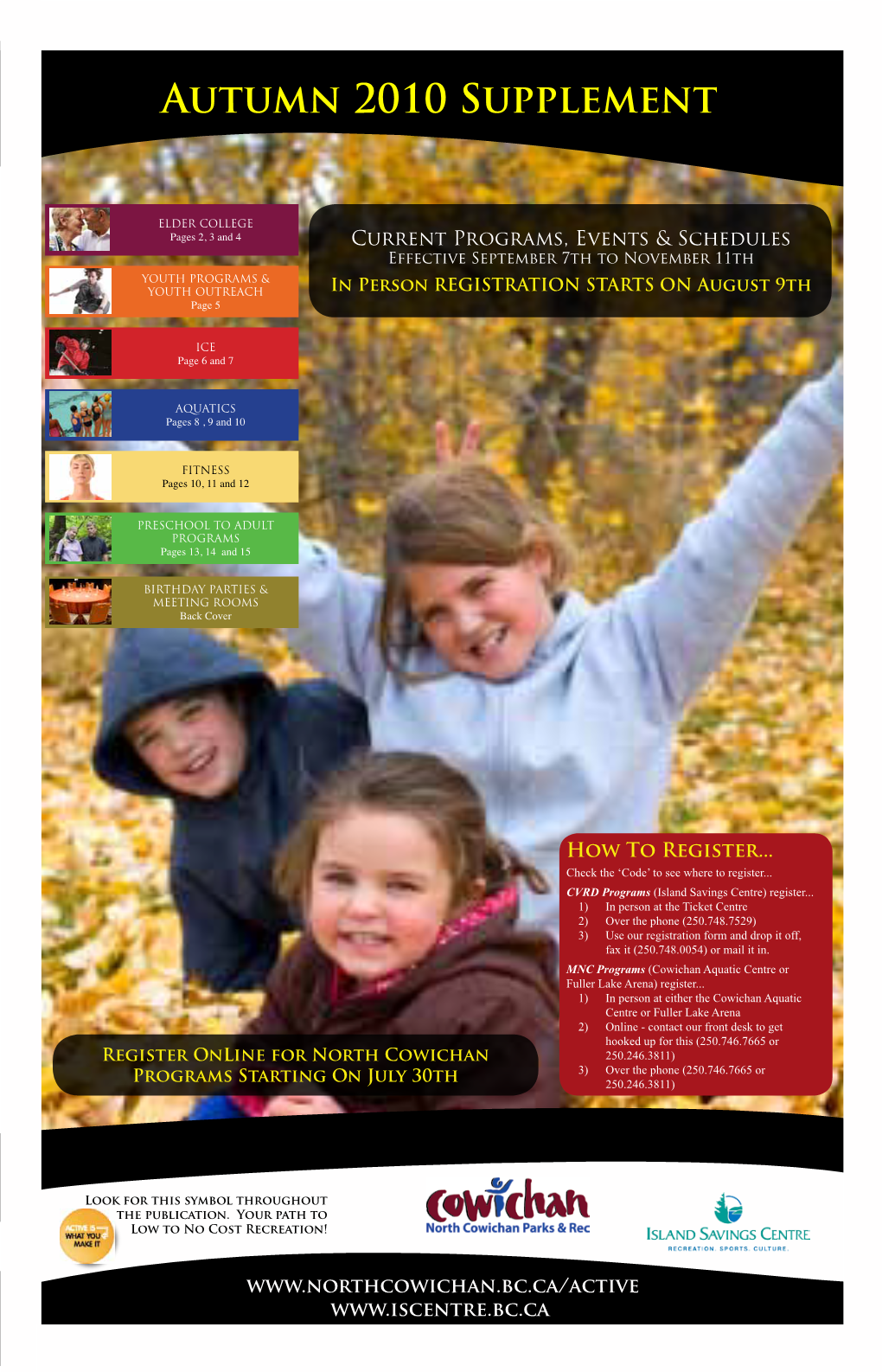 Autumn 2010 Supplement