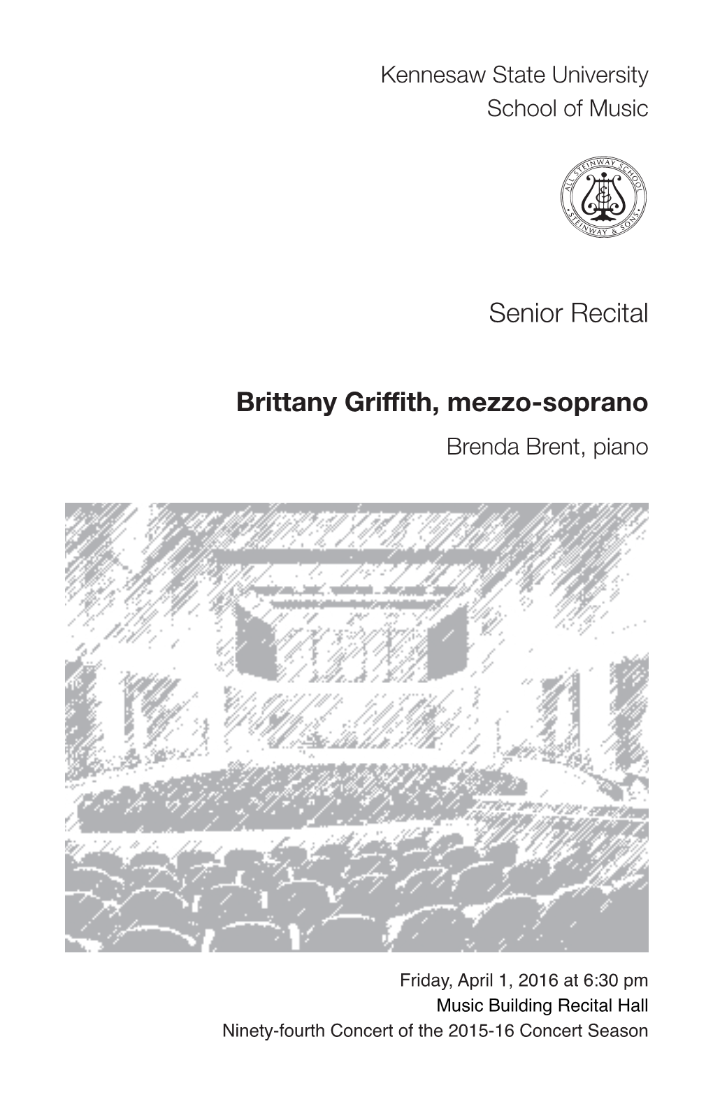 Senior Recital: Brittany Griffith, Mezzo-Soprano