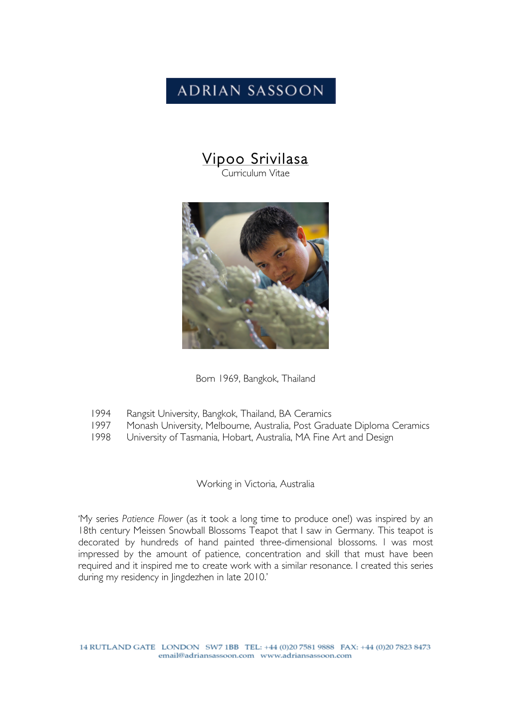 Srivilasa V Biography