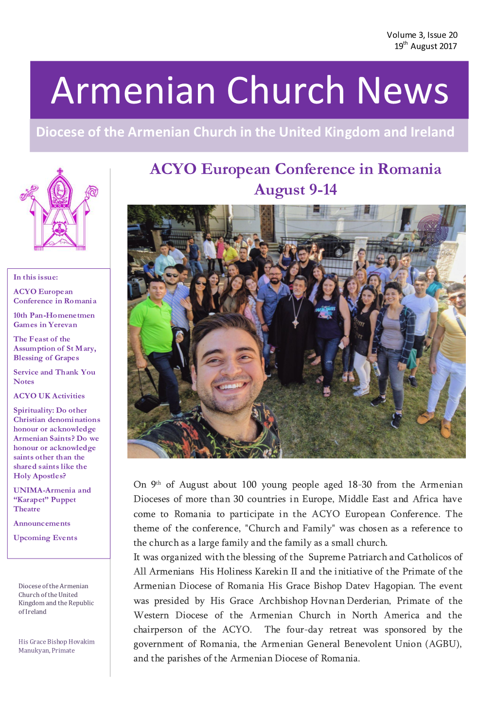 E-Newsletter Volume 3, Issue 20