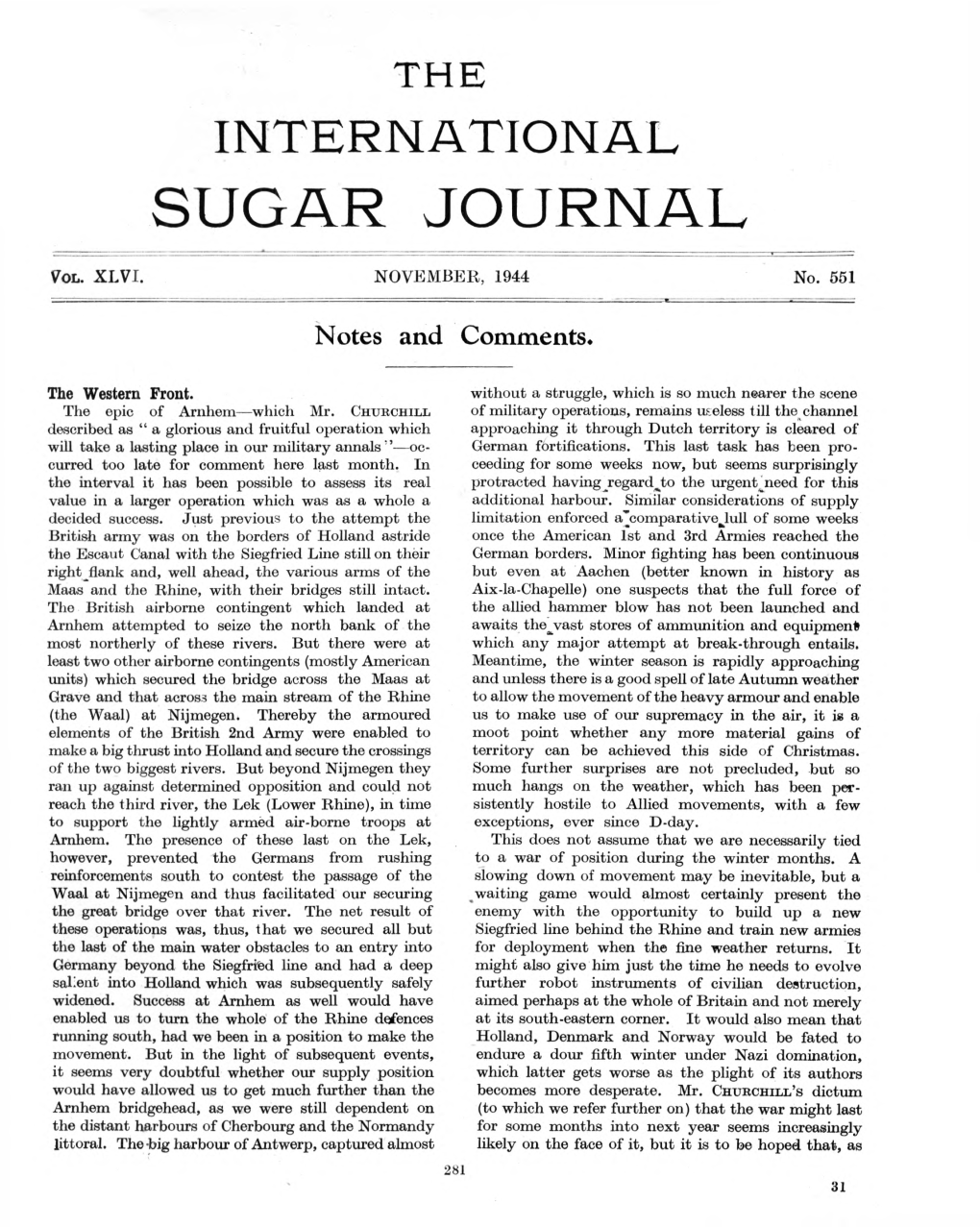 Sugar Journal