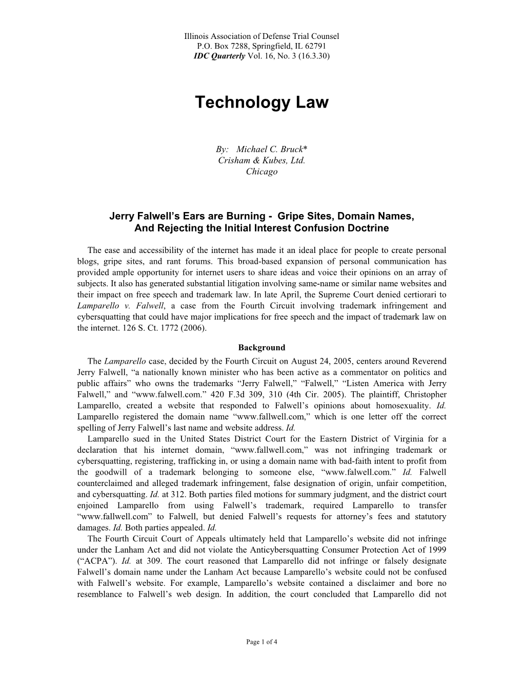 Technology Law