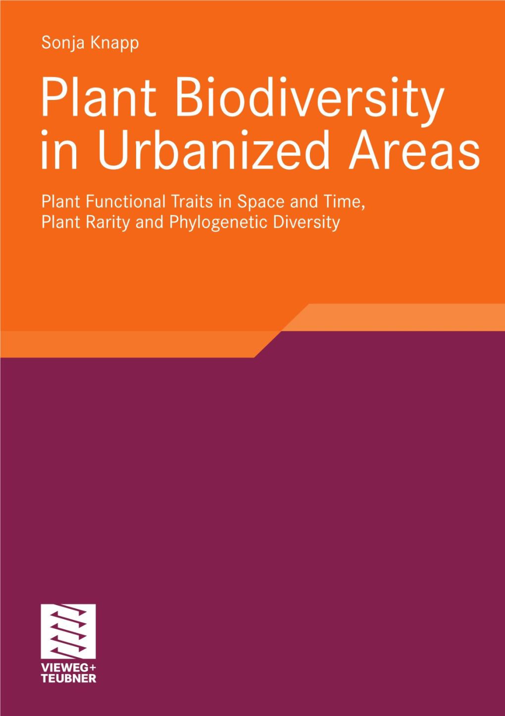 Urbanization Causes Shifts of Species' Trait State Frequencies