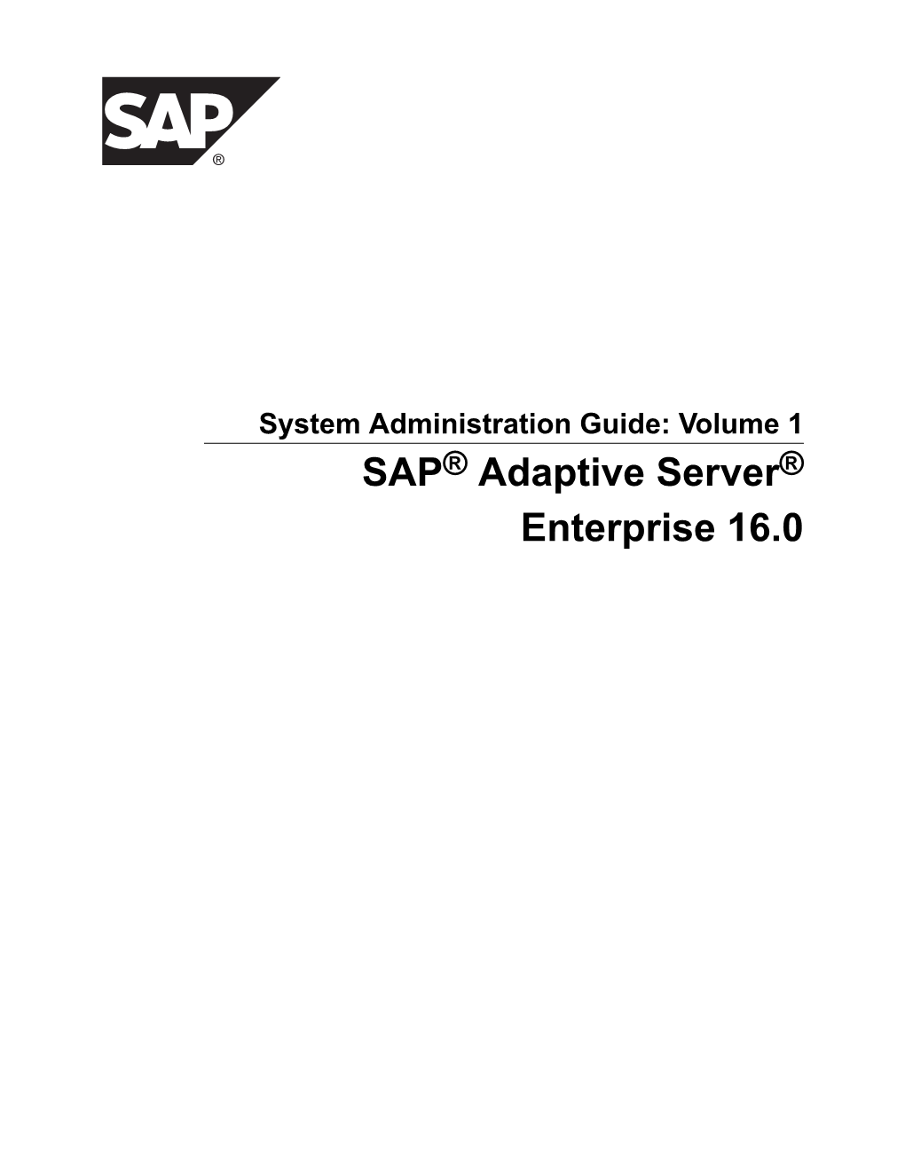 System Administration Guide: Volume 1