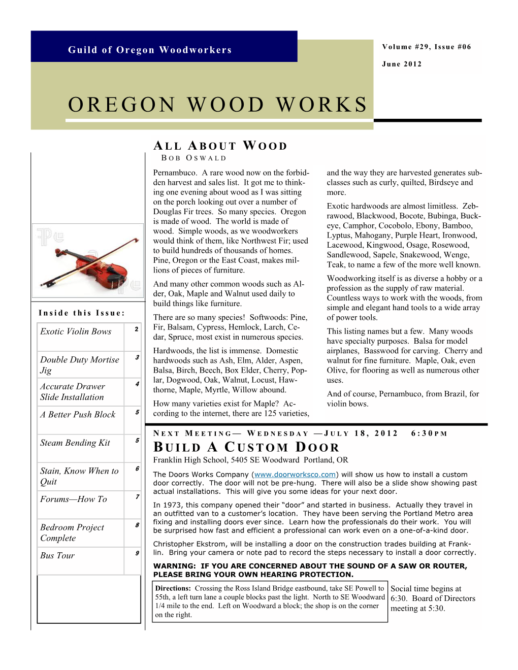 Oregon Wood Works