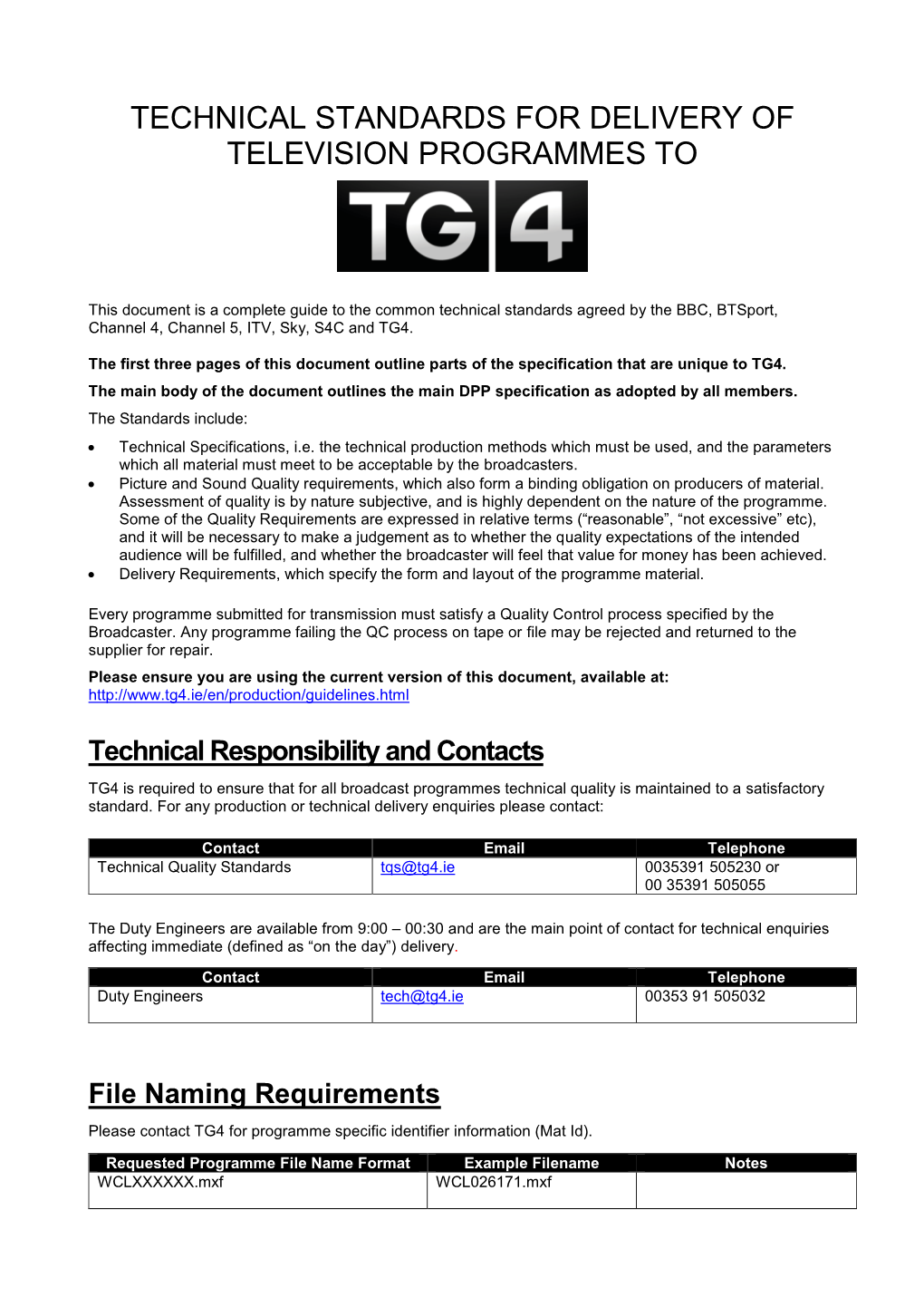 DPP Technical Delivery Standards