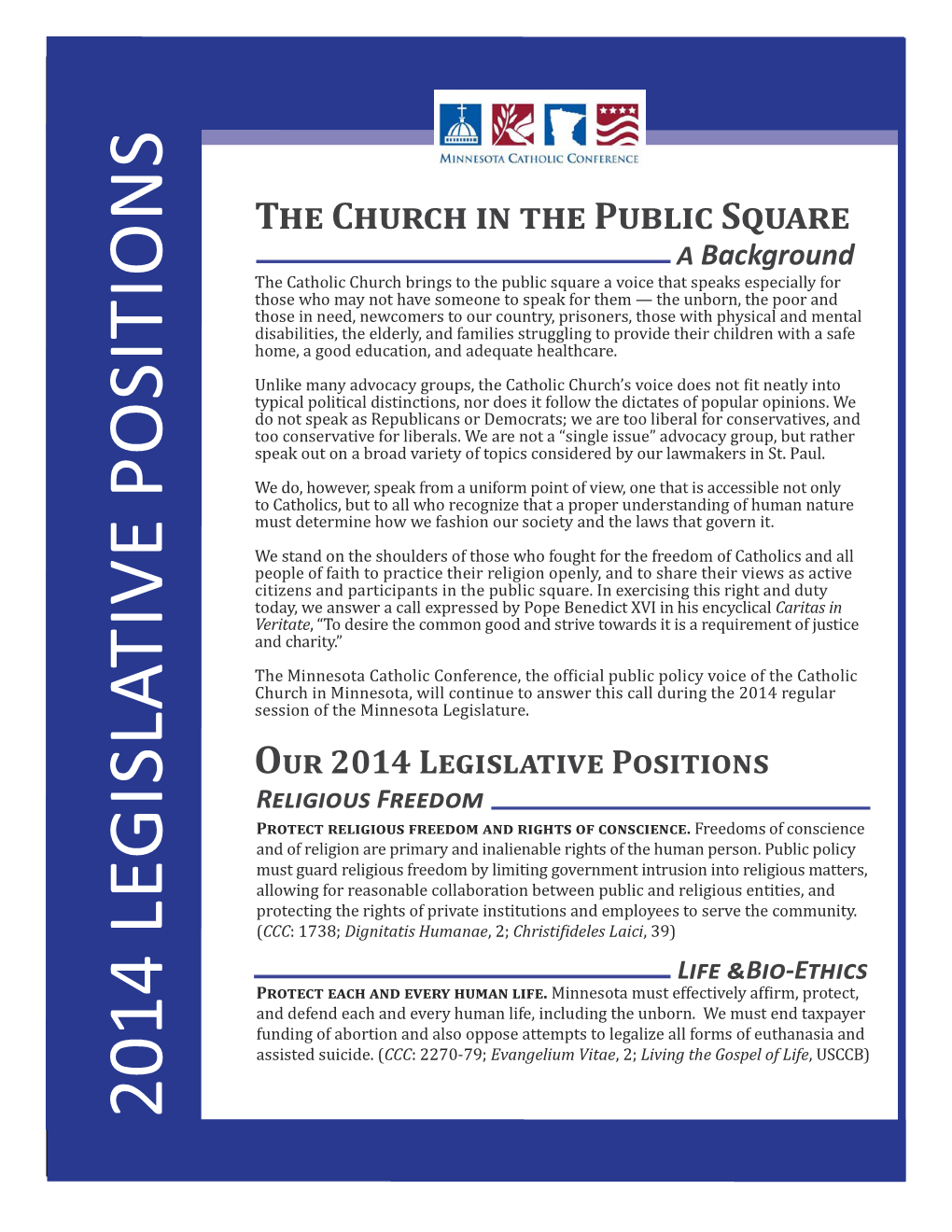 October 13 2014 Legislative Positions.Xps