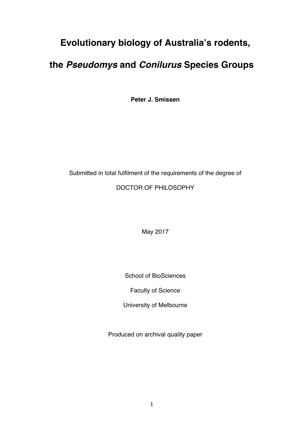 Psmissen Phd Thesis