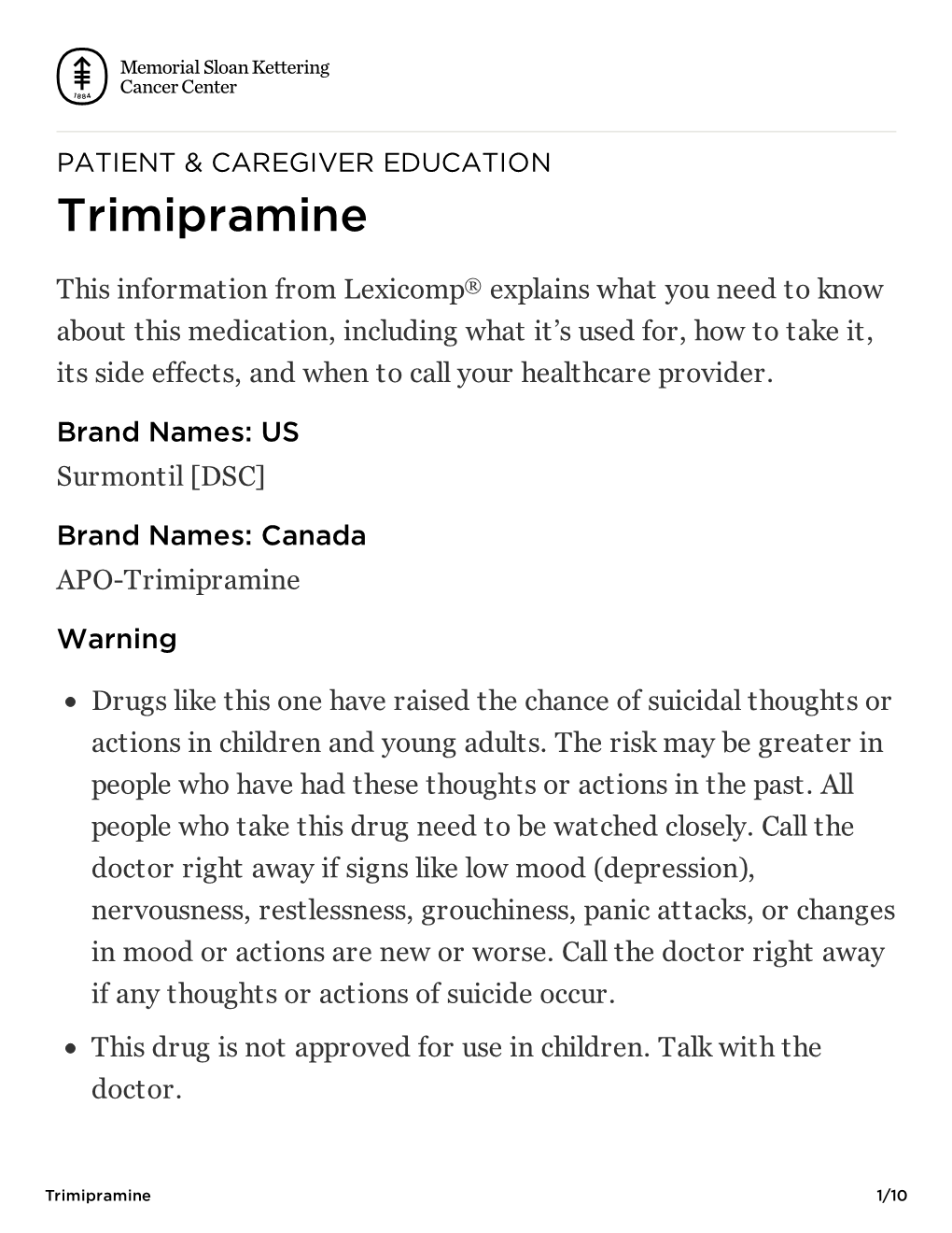 Trimipramine