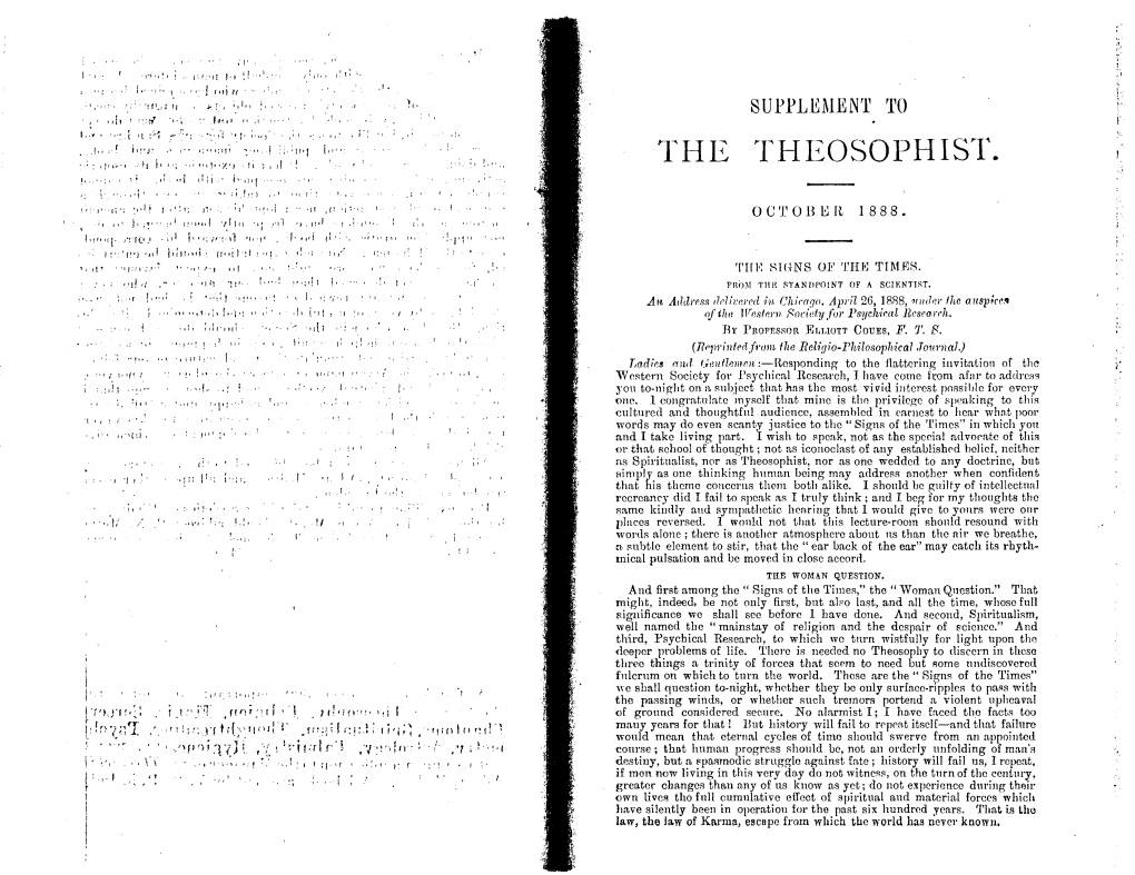 Theosophist V10 Supplements