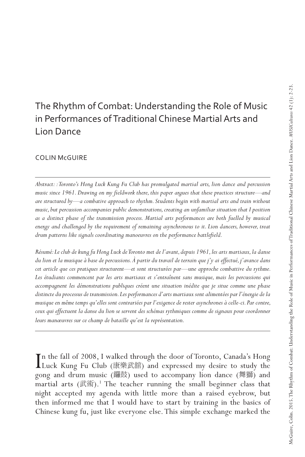 The Rhythm of Combat: Understanding the Role of Music 2-23