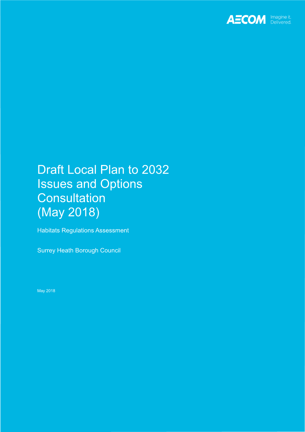 Isla Hoffmann Heap Report Surrey Heath Local Plan Habitats