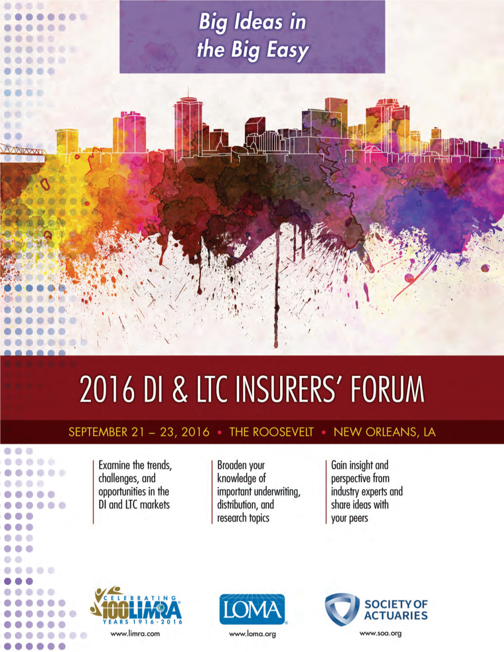 2016 DI & LTC Insurers' Forum