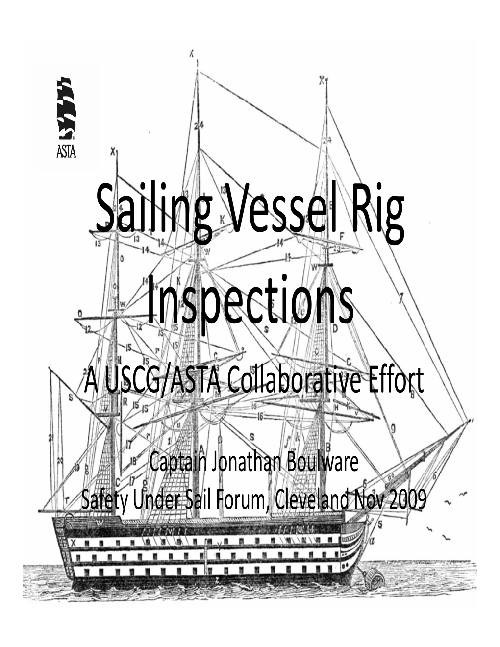 Sailing Vessel Rig Inspections (PDF)