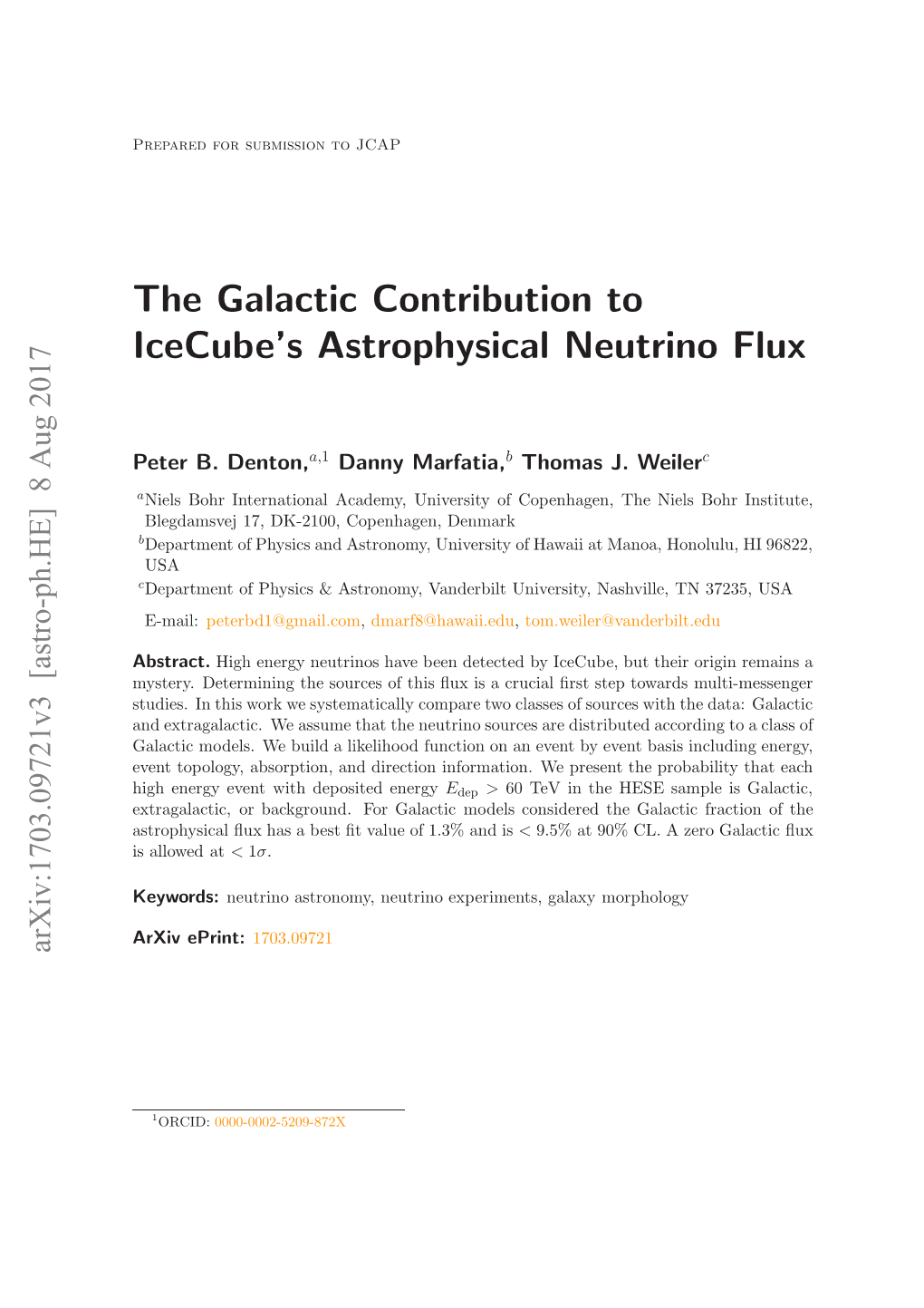 The Galactic Contribution to Icecube's Astrophysical Neutrino Flux