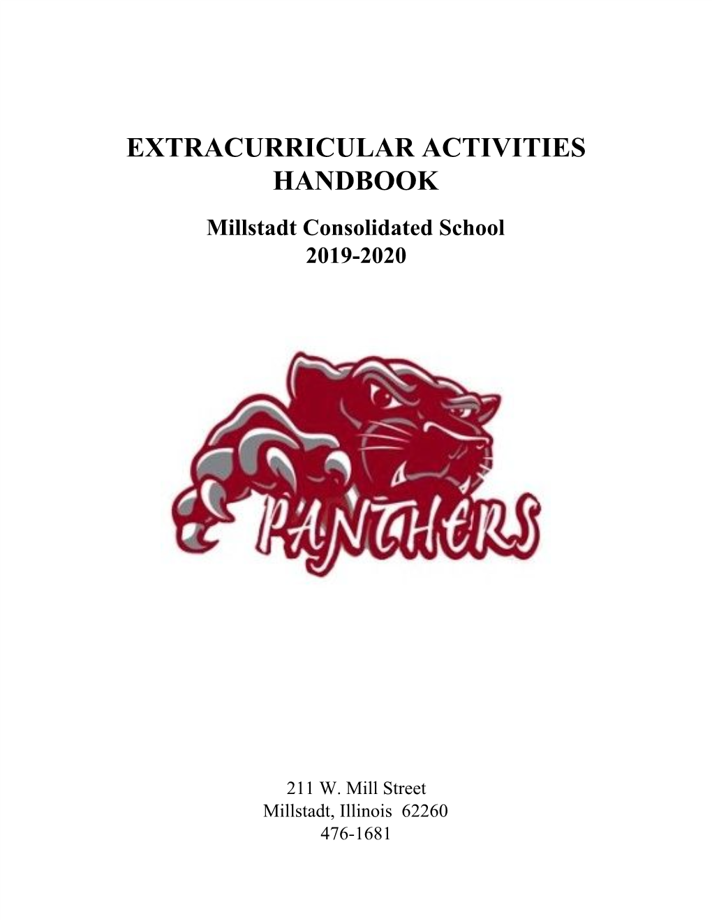 Extracurricular Activities Handbook