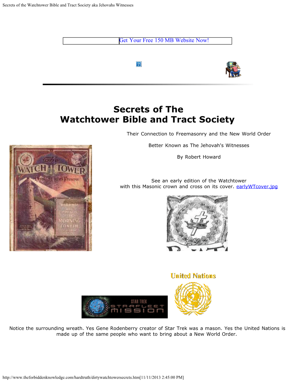 Secrets of the Watchtower Bible and Tract Society Aka Jehovahs Witnesses