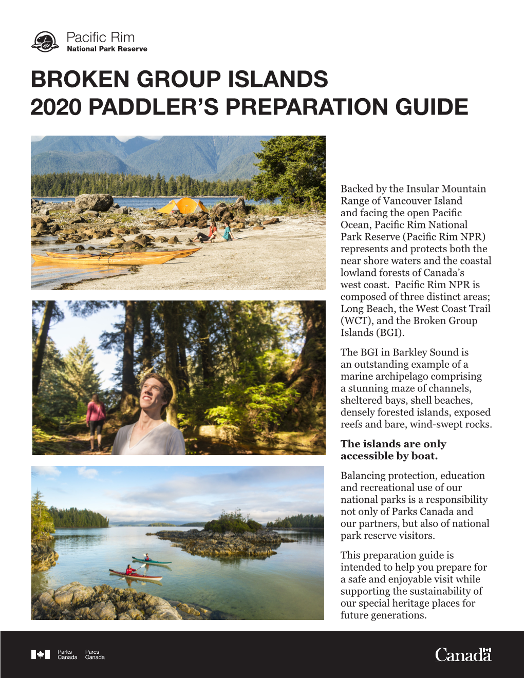 Broken Group Islands 2020 Paddler's Preparation Guide