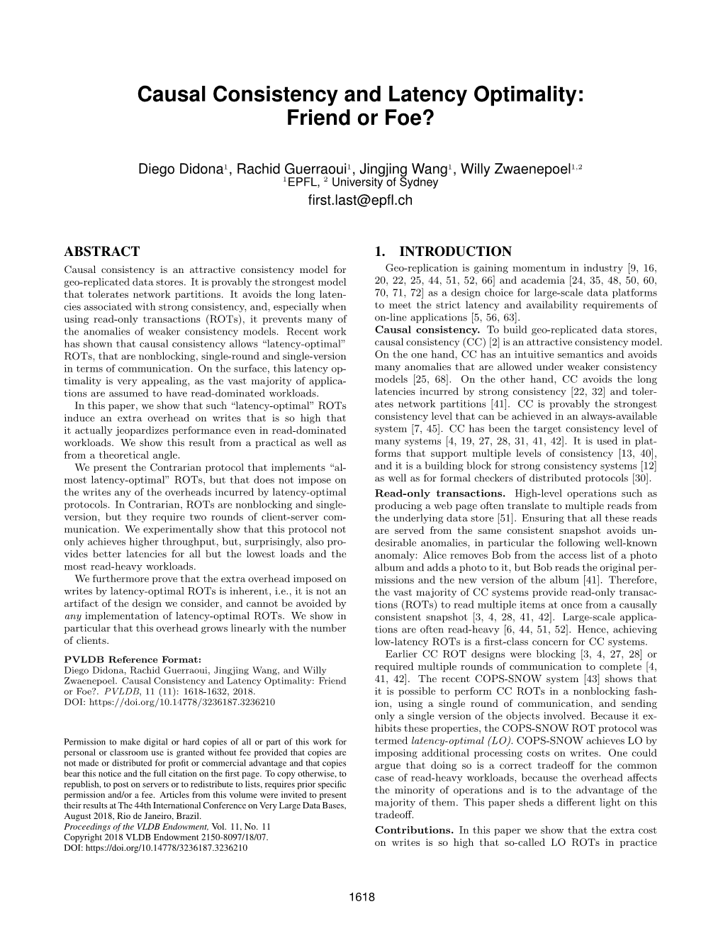 Causal Consistency and Latency Optimality: Friend Or Foe?