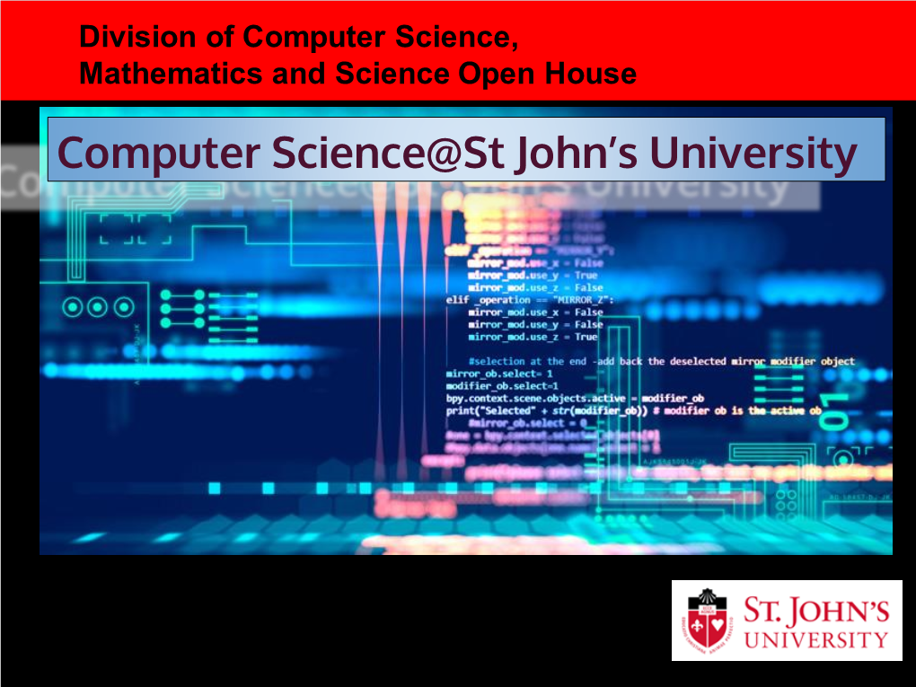 Computer Science & Mathematics