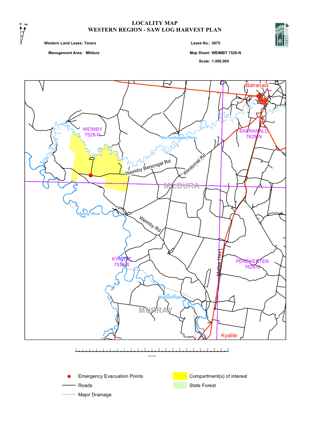 Tarara Western Lands Lease 3675 Harvest Plan