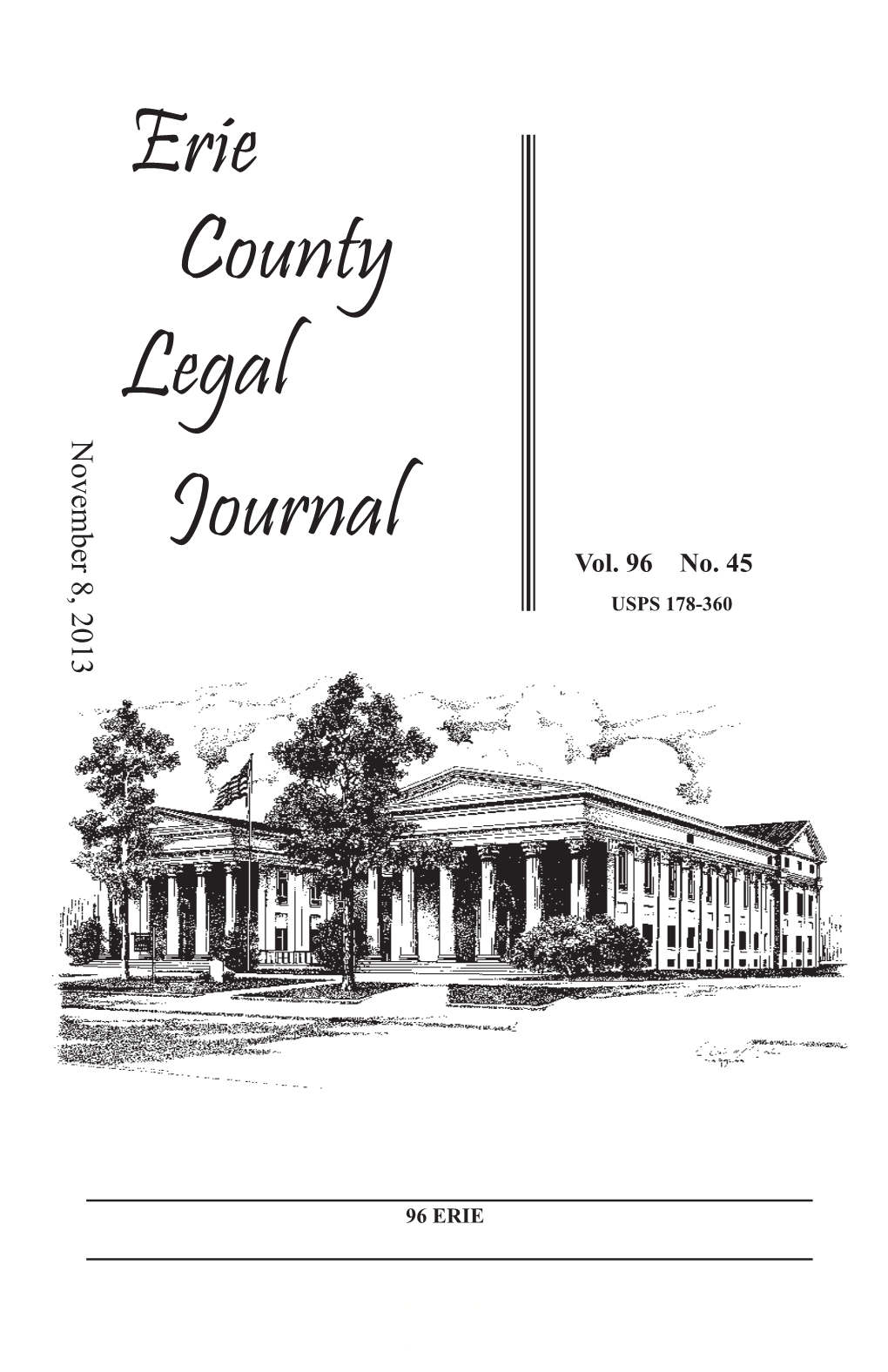 Legal County Journal Erie