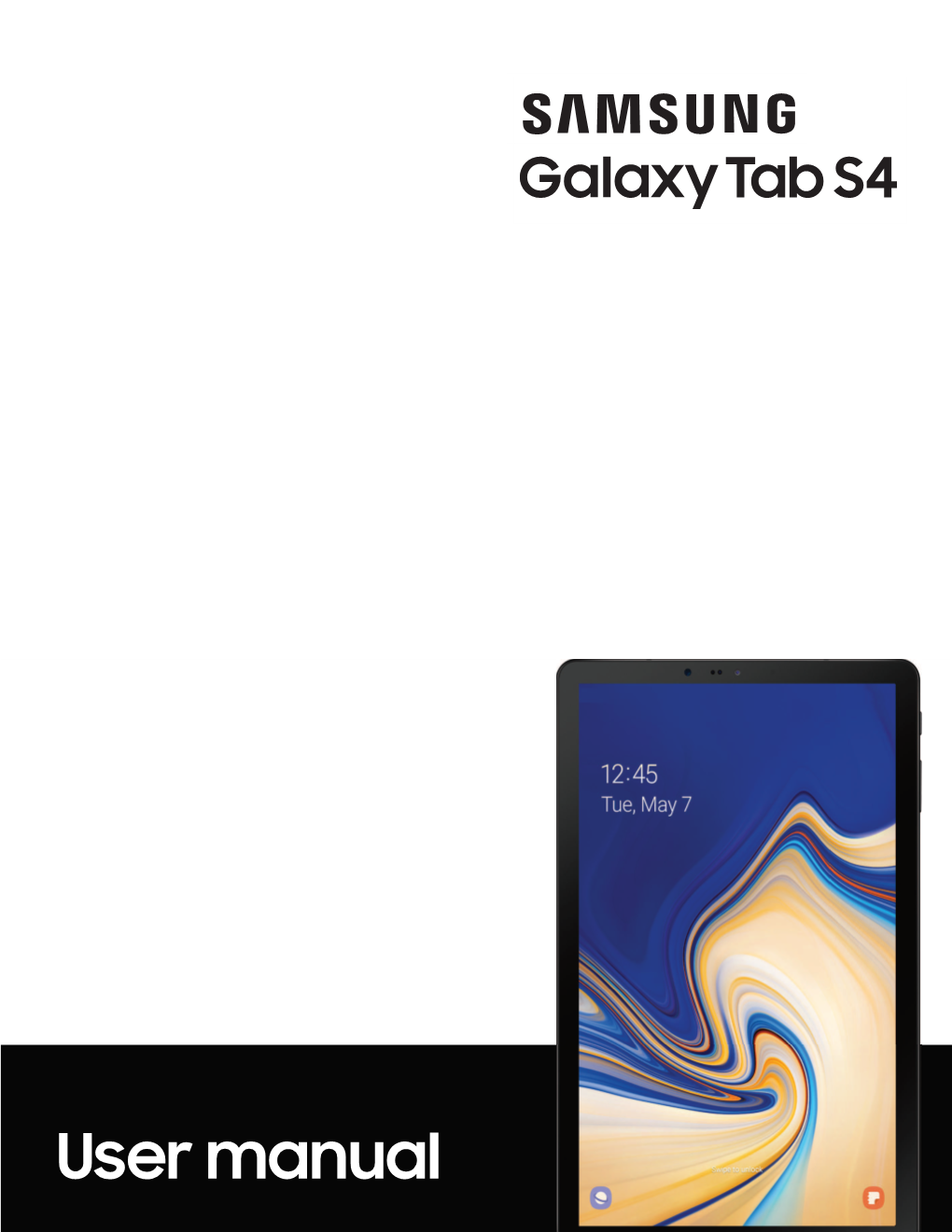 Samsung Galaxy Tab S4 T837R4 User Manual