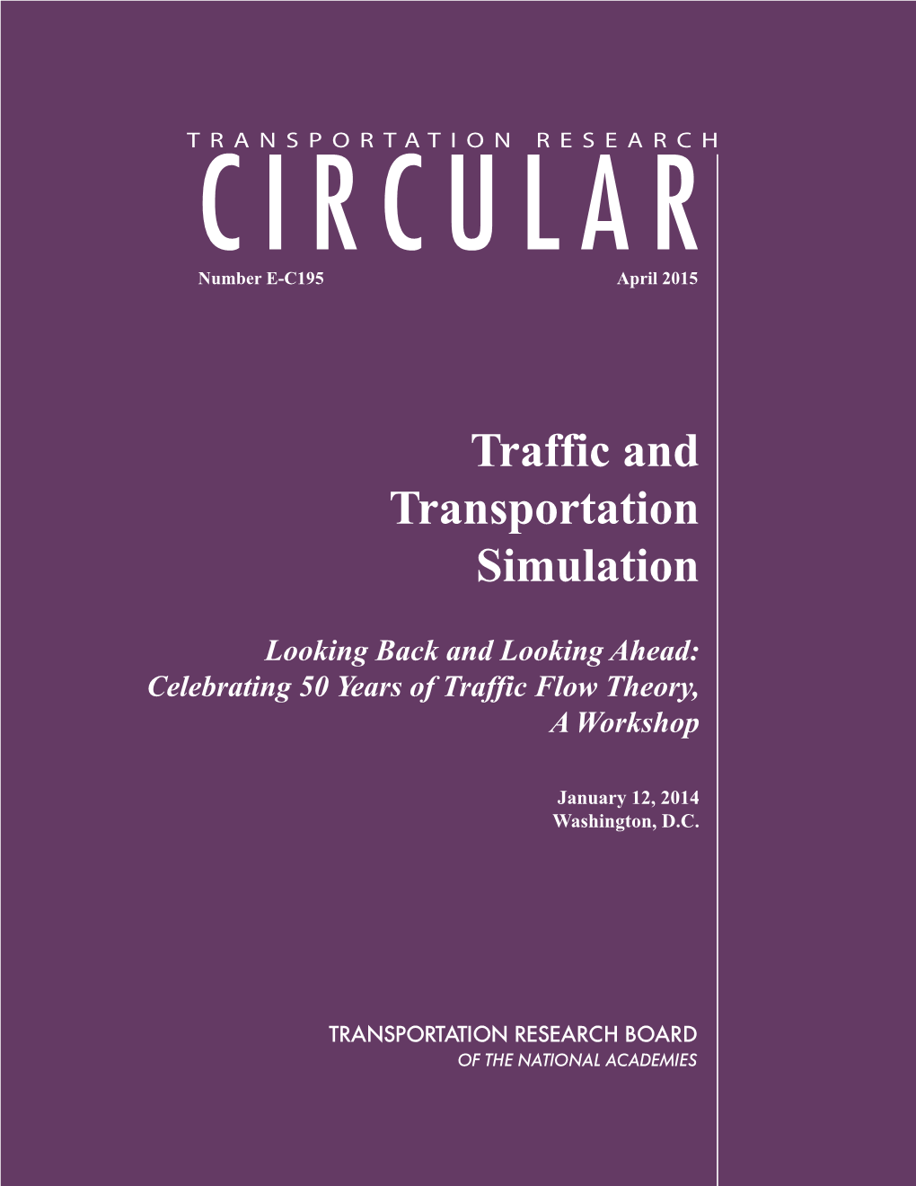 Traffic and Transportation Simulation