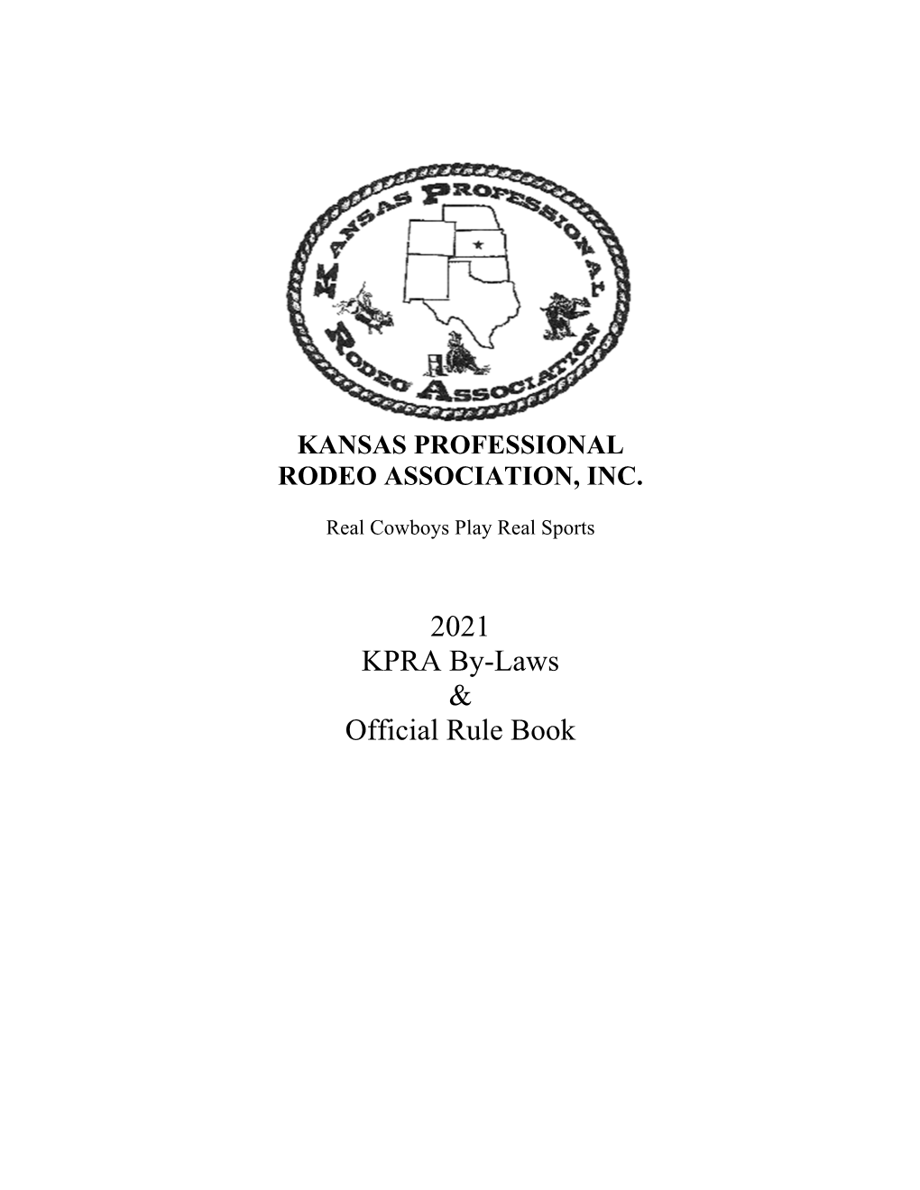 2021 KPRA By-Laws & Official Rule Book