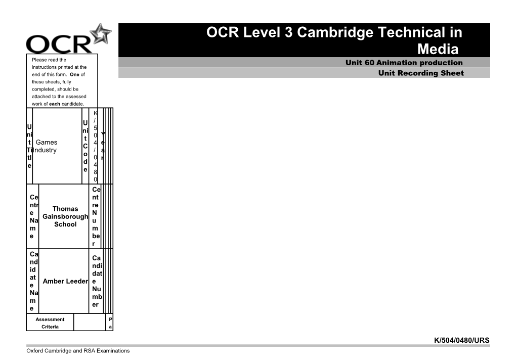 Gcse in Applied Business (Double Award)