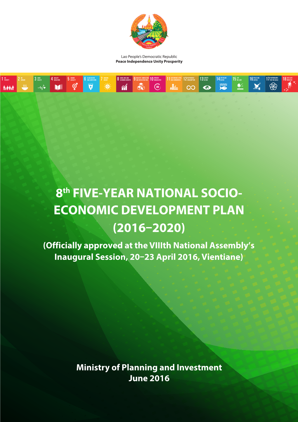 8Th FIVE-YEAR NATIONAL SOCIO- ECONOMIC DEVELOPMENT PLAN