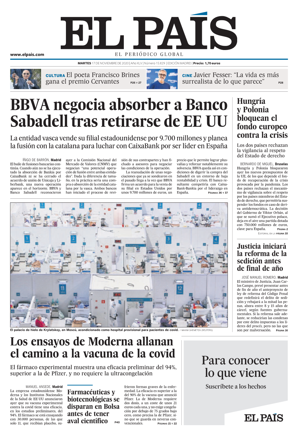 BBVA Negocia Absorber a Banco Sabadell Tras Retirarse De EE UU