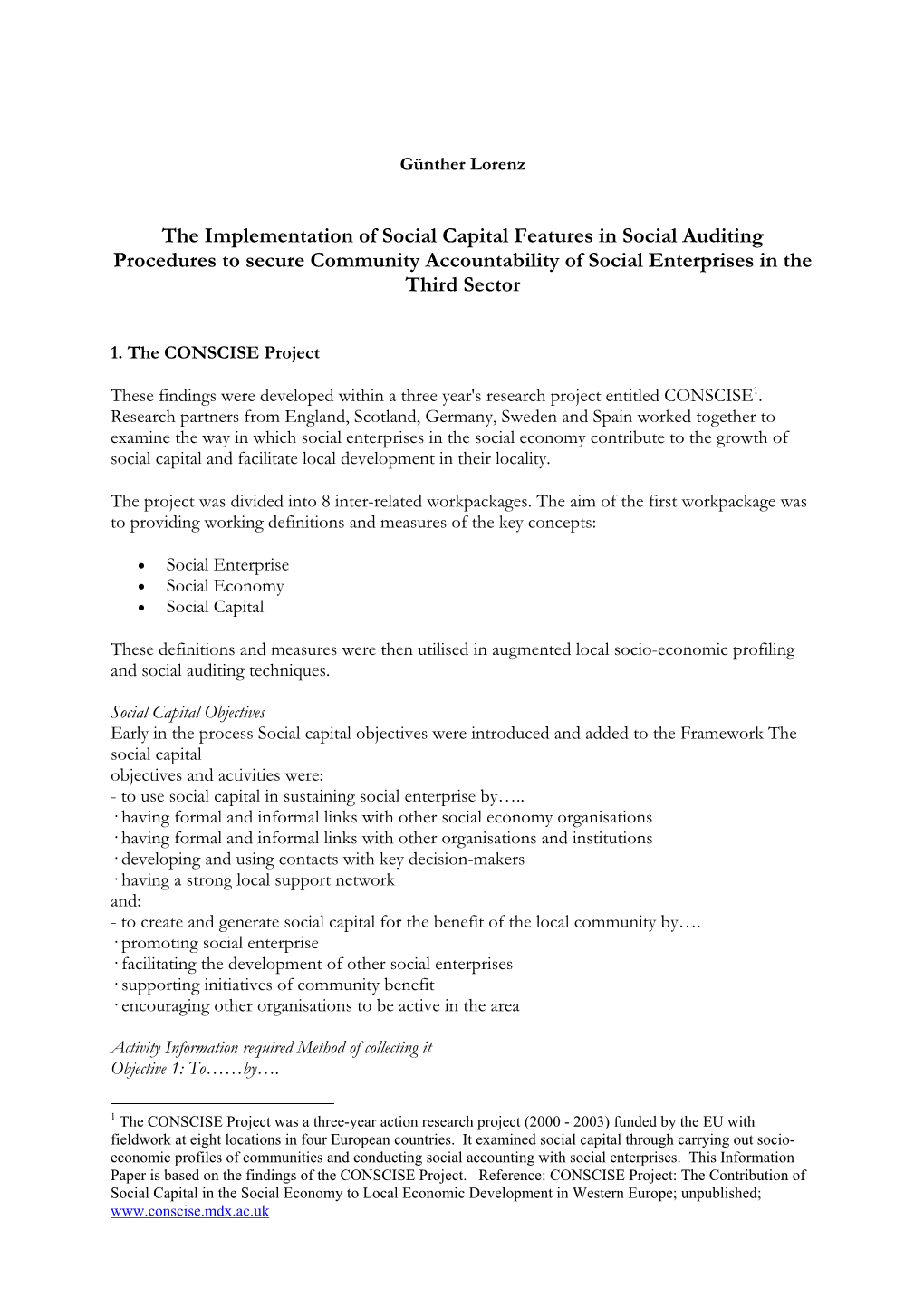 The Implementation of Social Capital Features in Social Auditing Procedures to Secure Community Accountability of Social Enterprises in the Third Sector