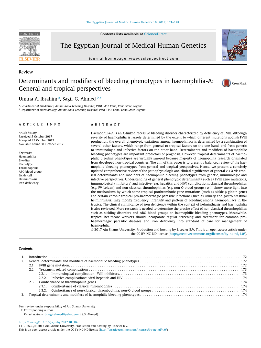 Determinants and Modifiers of Bleeding Phenotypes in Haemophilia-A