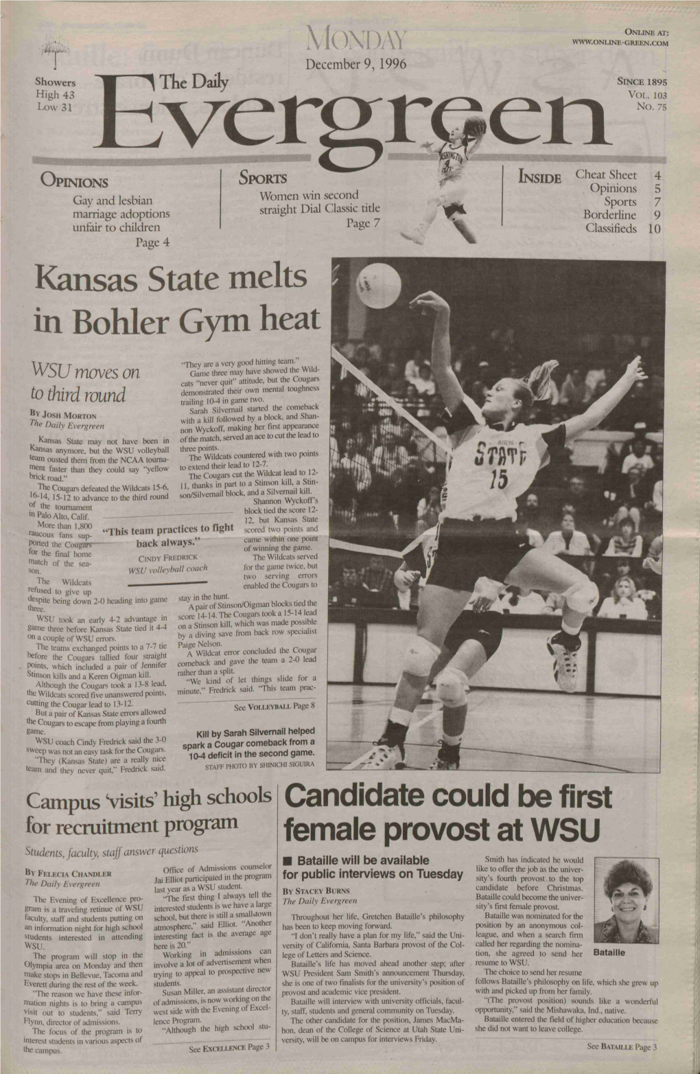 Kansas State Melts in Bohler Gym Heat